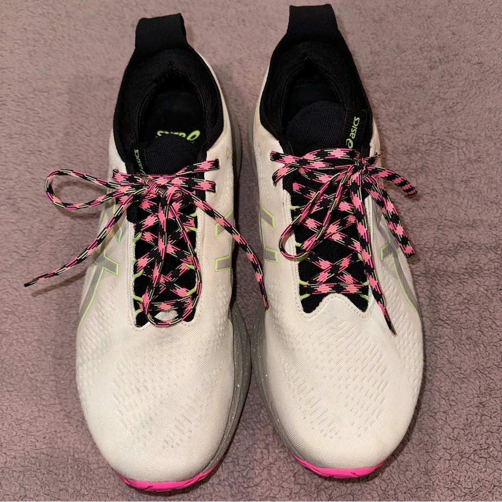 ASICS Gel Nimbus 25 TR Trail Nature Bathing Lime Green size 11.5